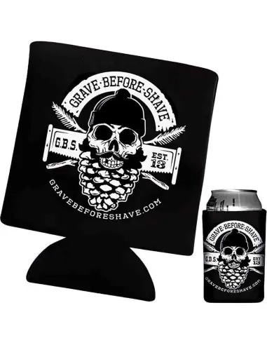 Fisticuffs Grave Before Shave Can Koozie or Small Bottle 5602 Fisticuffs LLC Beard Accessories €4.90 €3.95