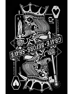 Grave Before Shave Superior Sticker 10.80 x 7cm 2694 Fisticuffs LLC