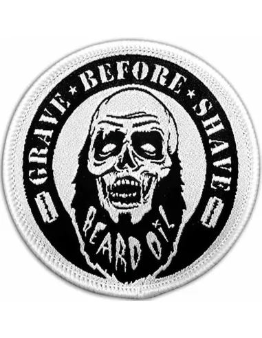 Fisticuffs Grave Before Shave Zombie Patch 2232 Fisticuffs LLC