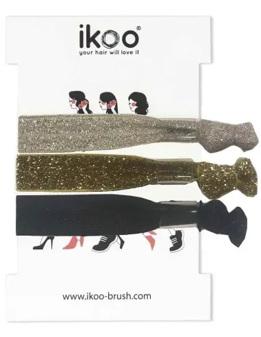 Κορδέλες Μαλλιών Ikoo Hair Bands Gold 3 Disc-8474 Ikoo Home