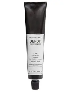 Semi-Permanent Hair & Beard Colouring Cream No.506 Light Intense Ash Titanium The Male Tools & Co Depot .011 60ml 11848 Depot...