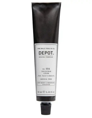 Semi-Permanent Hair & Beard Colouring Cream No.506 Light Intense Ash Titanium The Male Tools & Co Depot .011 60ml 11848 Depot...