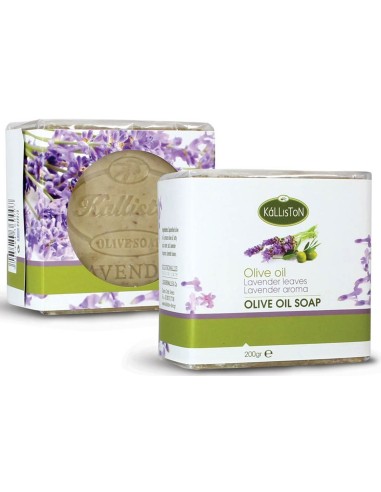 Kalliston Olive Pure Handmade Soap & Lavender Leaves 200gr 5534 Kalliston Classic Handmade cube soap €4.78 -10%€3.85