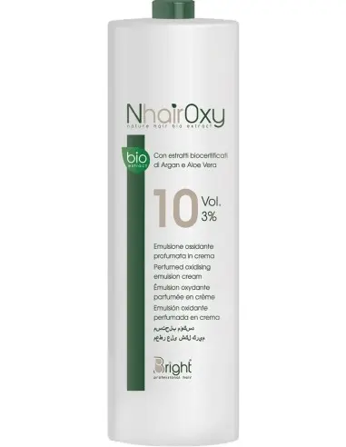 Perfumed Oxidising Emulsion Cream 3% 10Vol Nhair Bright 1000ml 11918 Bright Professional Hair Oxydant Creams €6.99 -15%€5.63