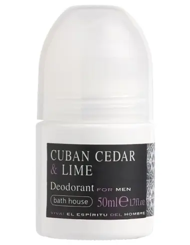 Bath House Cuban Cedar & Lime Deodorant 50ml 4229 Bath House Deodorant €15.00 product_reduction_percent€12.10