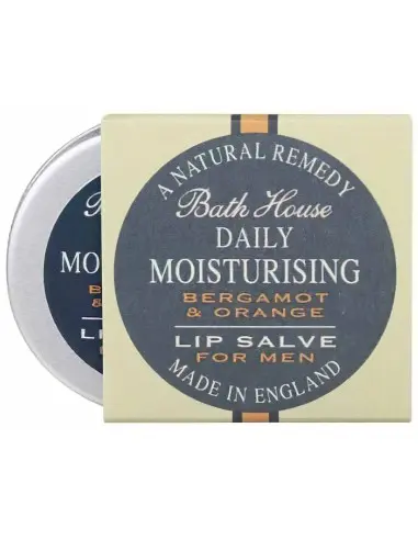 Bath House Daily Moisturizing Balm Χειλιών Bergamot & Orange 15gr OfSt-4146 Bath House