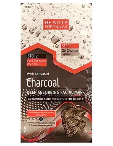 Beauty Formulas Activated Charcoal Deep Absorbing Facial Mask 3 & 10gr 7650 Beauty Formulas For the face €3.70 €2.98