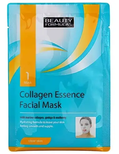 Beauty Formulas Collagen Essence Facial Mask 7642 Beauty Formulas For the face €3.70 €2.98