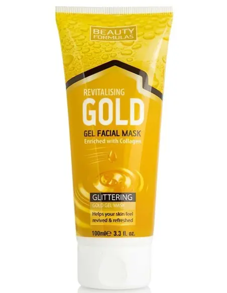 Μάσκα Προσώπου Revitalising Gold Gel Beauty Formulas 100ml 8422 Beauty Formulas