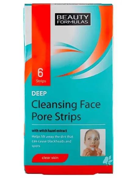 Facial Pore Cleansing Strips Beauty Formulas 6 pcs 7645 Beauty Formulas Face Cleansers €4.60 €3.71
