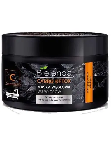 Bielenda Carbo Detox Charcoal Regenerating Hair Mask 300ml 8773 Bielenda Professional