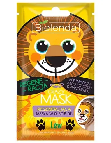 Bielenda Regenerating 3D Crazy Mask Lion OfSt-8805 Bielenda Professional MakeUp €4.50 €3.63