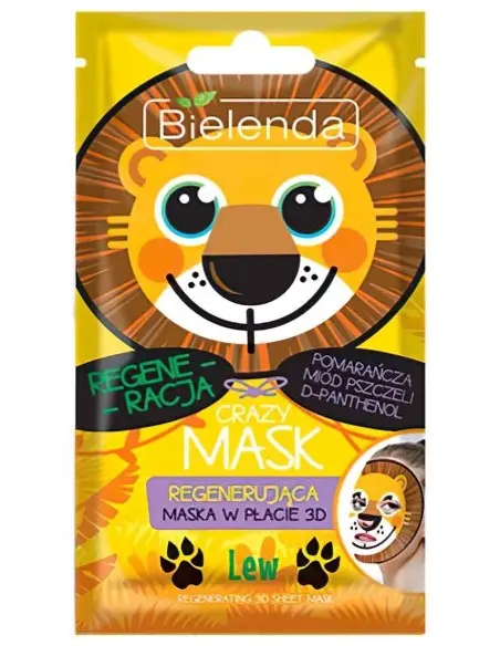 Bielenda Regenerating 3D Crazy Mask Lion OfSt-8805 Bielenda Professional MakeUp €4.50 €3.63
