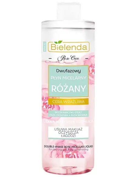 Bielenda Rose Care 2-Phase Micellar Make-Up Remover 500ml OfSt-8784 Bielenda Professional