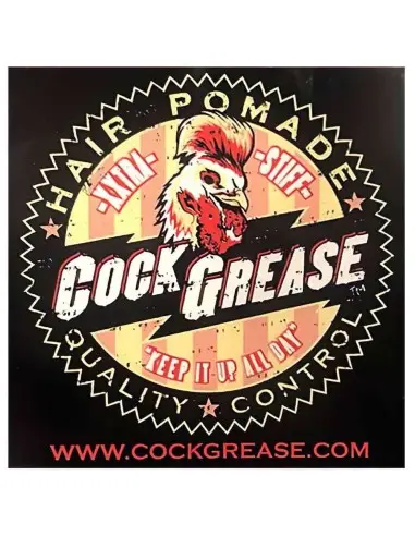 Cock Grease XXtra Stiff Sticker 9 x 9cm 6195 Cock Grease