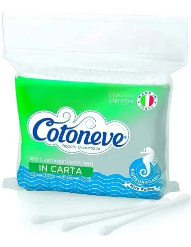 Classic Cotton Buds With Paper Stick Cotoneve 160pcs 11581 Cotoneve Bath Accessories €0.90 €0.73