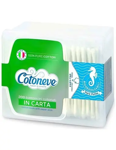 Classic Cotton Buds With Paper Stick Cotoneve 200pcs 11496 Cotoneve Bath Accessories €2.20 €1.78