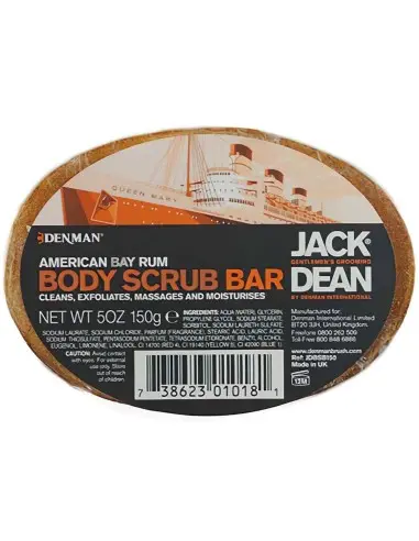 Denman Jack Dean Bay Rum Body Scrub 150gr OfSt-6145 Denman Body Care €12.90 €10.40