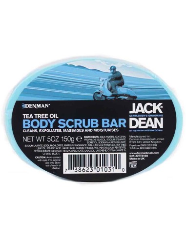 Denman Jack Dean Tea Tree Oil Body Scrub 150gr 6146 Denman Φροντίδα Σώματος €14.33 €11.56