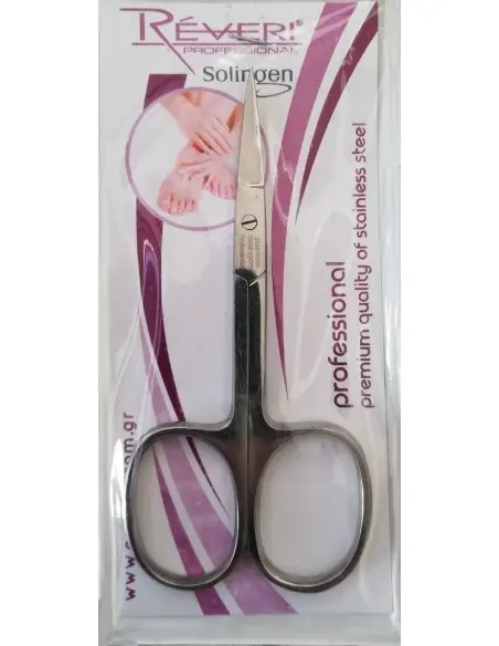 Curved Nail Scissors 3.5" Stainless Steel Reveri Professional 11923 Reveri Professional Nail Accessories €6.00 €4.84