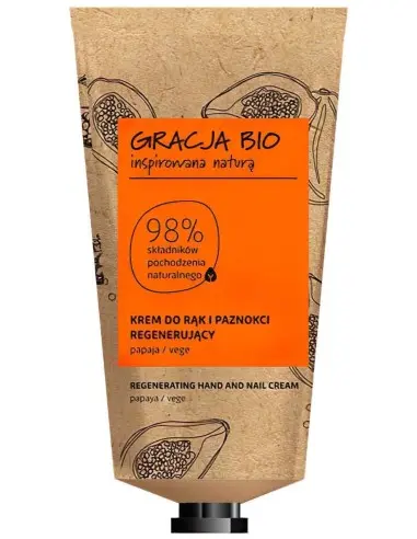 Gracja Bio Papaya Regenerating Moisturizing Hand and Nail Cream 50ml 10637 Gracja Bio Hand Creams €4.50 €3.63