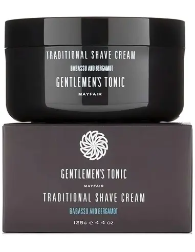 Gentlemen's Tonic Babassu & Bergamot Traditional Shave Cream 125gr OfSt-7103 Gentlemen's Tonic Shaving Creams €24.90 €20.08