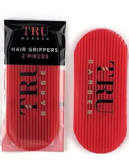 Trubarber Hair Grippers 2 pieces Red/Black 6336 TruBarber