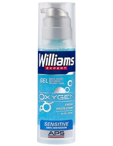 Williams Oxygen Sensitive Shaving Gel 150ml 7834 Williams Gel Ξυρίσματος €5.44 -20%€4.39