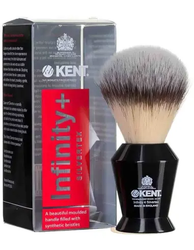 Kent Brushes Infinity 4 Plus Black Synthetic Shaving Brush Knot 22mm 10055 Kent Brushes Synthetic Shaving Brush €29.90 €24.11