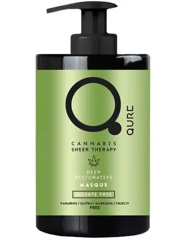 Qure Cannabis Sheer Therapy Deep Restorative Masque 300ml 9154 Qure International Damaged Hair €19.50 €15.73