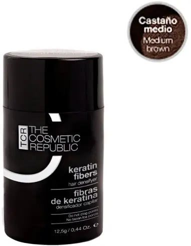 The Cosmetic Republic Keratin Fibers Μεσσαίο Καστανό 12,5gr 9831 The Cosmetic Republic