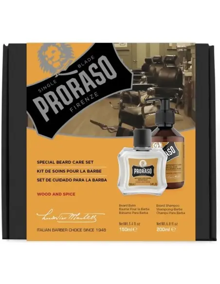 Σετ Περιποίησης Γενιών Wood & Spice Proraso OfSt-11979 Proraso