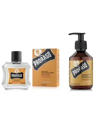 Beard Set With Balm Wood & Spice Proraso OfSt-11979 Proraso Beard Starter Kits €21.90 product_reduction_percent€17.66