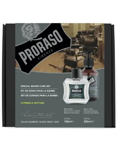 Proraso Beard Balm 100ml & Beard Shampoo 200ml Cypress & Vetyver Care Set 11980 Proraso Beard Gift Sets & Bundle €21.90 -5%€1...