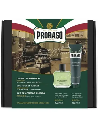 After Shave Lotion 100ml & Κρέμα Ξυρίσματος Eucalyptus 150ml Proraso Care Set 11986 Proraso