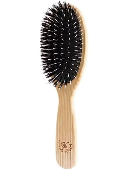 Wooden Hair Brush Oval With Wild Boar Bristles And Nylon Tek Art 157303 OfSt-6914 Tek Tek Brushes €17.50 product_reduction_pe...