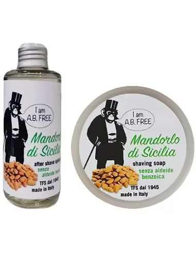 TFS Mandorlo Di Sicilia Pack Aftershave Splash 100ml & Shaving Soap 75gr OfSt-4976 Tcheon Fung Sing