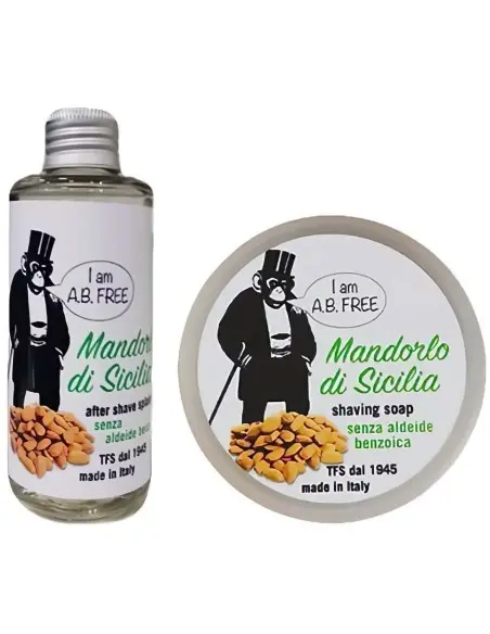 TFS Pack Mandorlo Di Sicilia Aftershave Splash 100ml & Shaving Soap 75gr OfSt-4976 Tcheon Fung Sing Barbershop Offers €0.00 p...