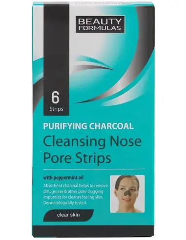 Deep Cleansing Nose Pore Strips With Activated Charcoal Beauty Formulas 6 pieces 7647 Beauty Formulas For the face €4.70 €3.79