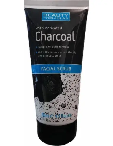 Beauty Formulas Facial Scrub With Activated Charcoal 150ml 7639 Beauty Formulas Face Scrub €4.50 €3.63