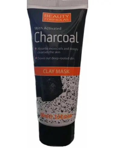 Beauty Formulas Clay Mask With Activated Charcoal 100ml 7641 Beauty Formulas For the face €4.50 €3.63