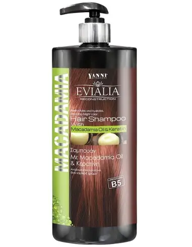 Keratin & Macadamia Oil Shampoo Evialia 500ml 11990 Evialia Tired €7.10 €5.73