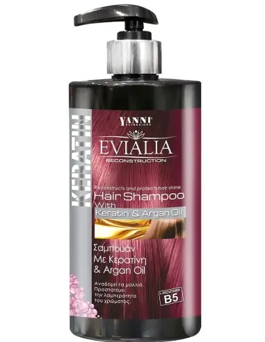 Hair Shampoo With Keratin & Argan Oil Evialia 500ml 11991 Evialia Colored €6.80 product_reduction_percent€5.48