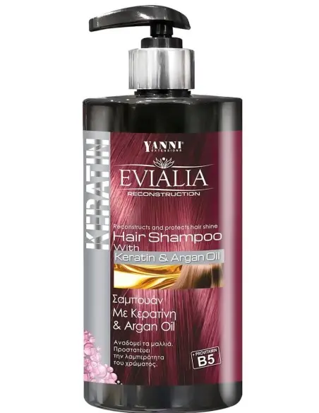 Hair Shampoo With Keratin & Argan Oil Evialia 500ml 11991 Evialia Colored €6.80 product_reduction_percent€5.48