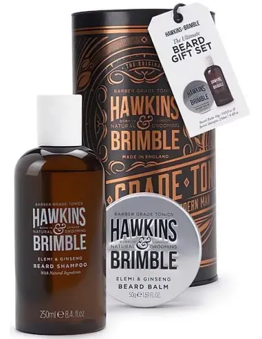 Beard Balm & Beard Shampoo Hawkins & Brimble Bronze Gift Pack 11996 Hawkins And Brimble