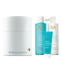 Moroccanoil Repair Gift Pack - Shampoo 250ml Conditioner 250ml Restorative Hair Mask 75ml