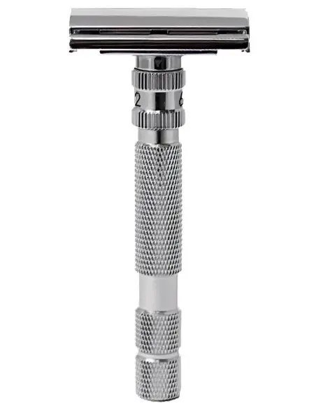 Rockwell Razors Model T Adjustable Safety Razor White Chrome OfSt-10267 Rockwell Razors Adjustable Safety Razors €155.00 prod...