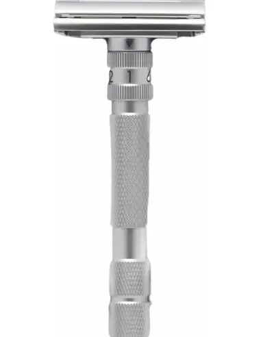 Ρυθμιζόμενη Ξυριστική Μηχανή Ασφαλείας Πεταλούδα Rockwell Razors Model T2 White Chrome 12025 Rockwell Razors