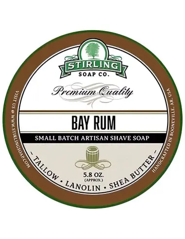 Stirling Shaving Soap Bay Rum 170ml 10197 Stirling Traditional Shaving Soaps €19.00 €15.32