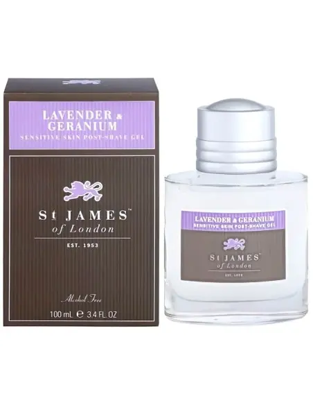 St James Of London Lavender & Geranium Post-Shave Gel 100ml 9456 St James of London After shaves €31.90 €25.72
